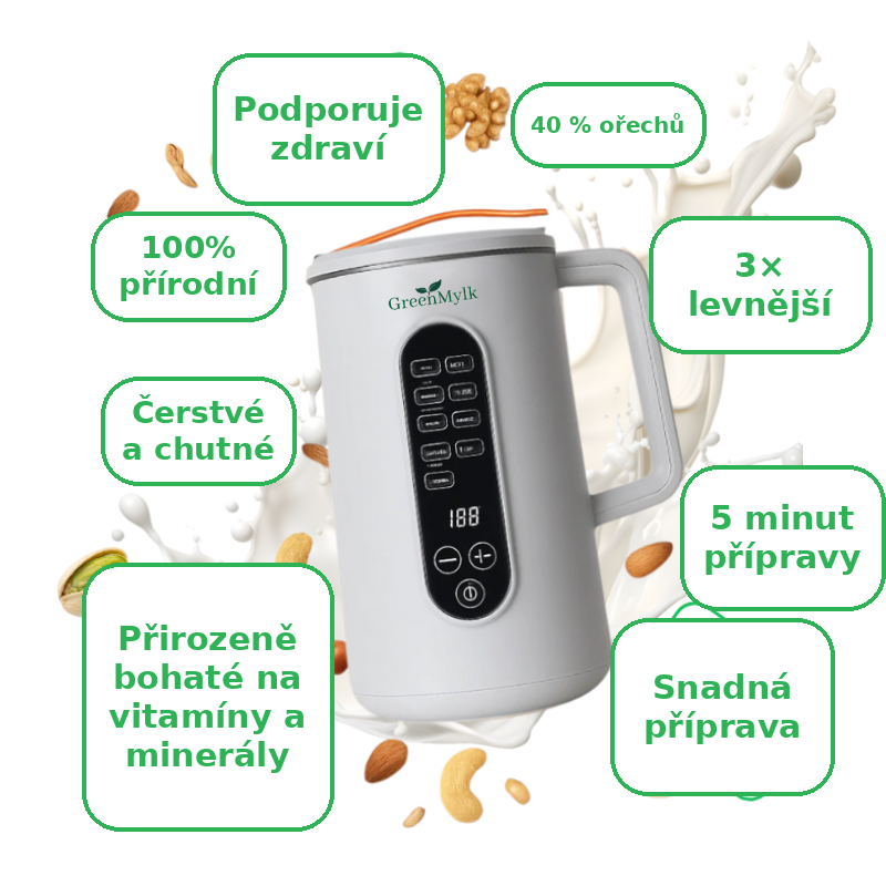 GreenMylk výhody